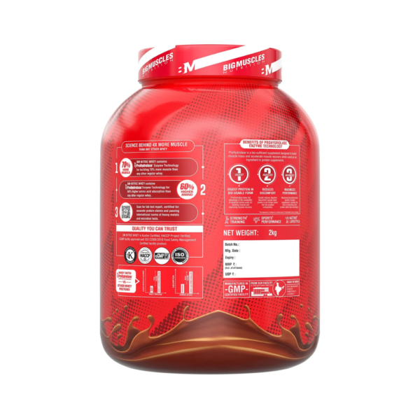 Big Muscles Nitric Whey Protein Rich Chocolate