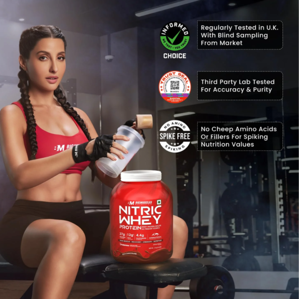 Big Muscles Nitric Whey Protein Rich Chocolate